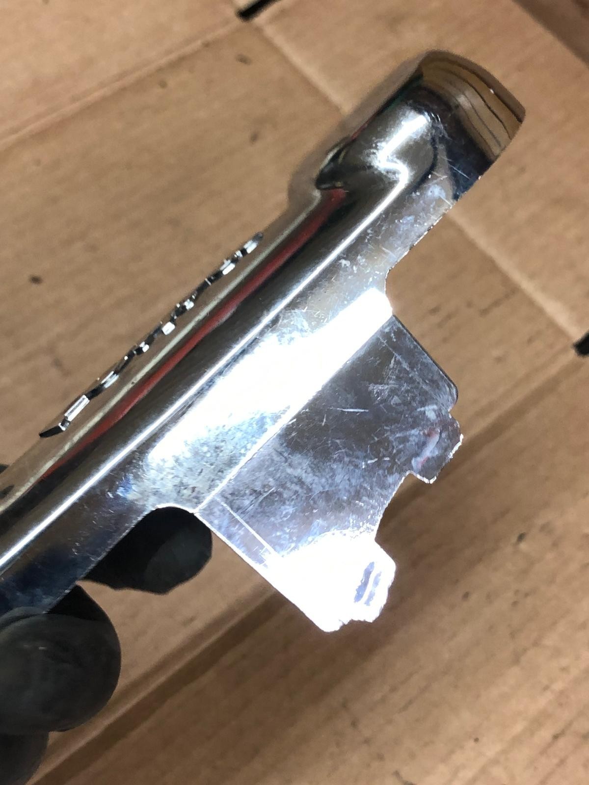 Vespa LX 50 125 Front Suspension Arm Cover Chrome