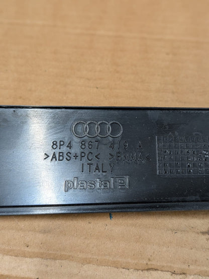 2011 Audi A3 S Line Rear Left Passenger Side Door Card Trim | 8P4867419A
