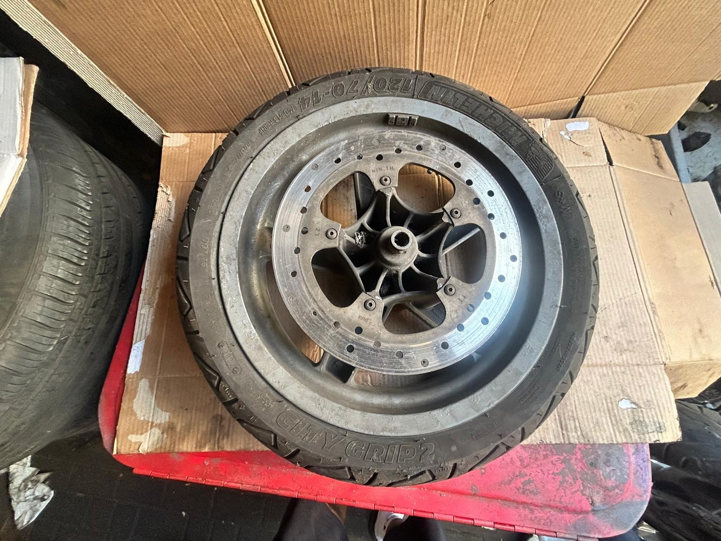 Piaggio Xevo / X8 Front Wheel + Brake Disc