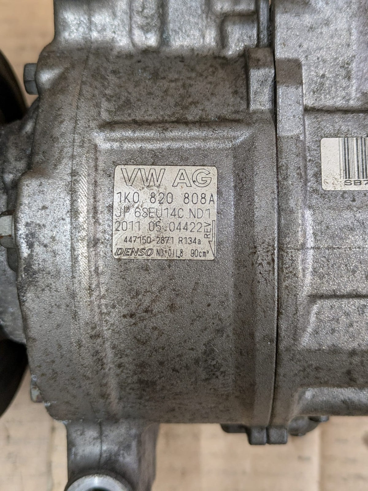 2011 Audi A3 S Line Air Conditioning Compressor Pump | 1K0820808A