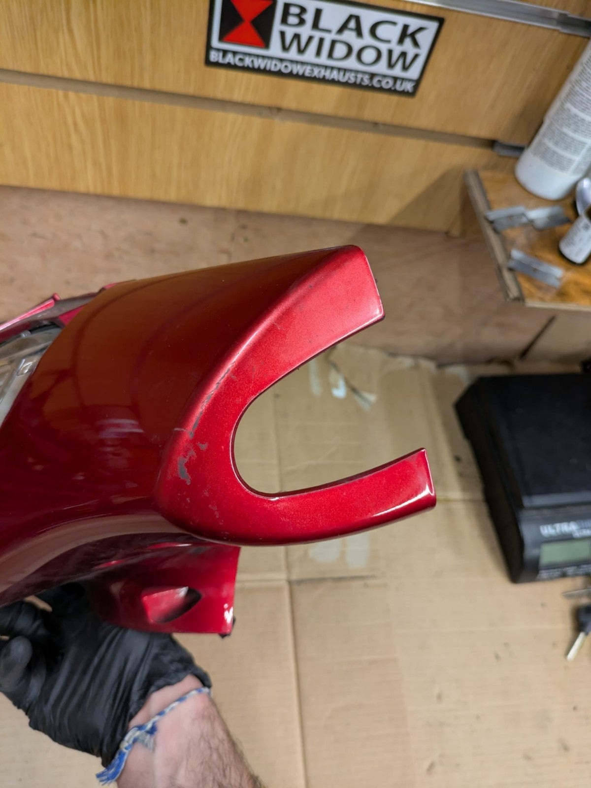 2008 Honda SH 125 Handlebar Cover Panel + Headlight | 53205-KTF-6400