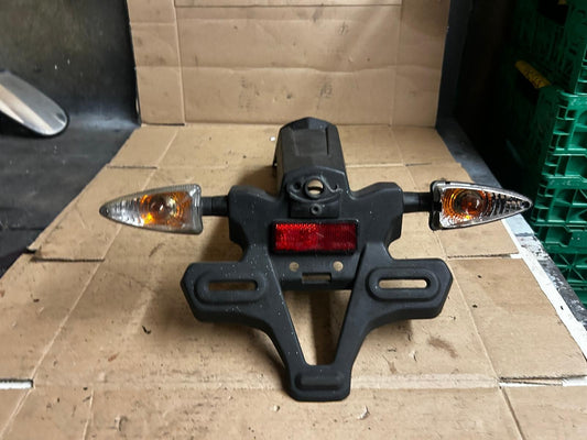 2016 Yamaha MT 125 Rear Fender / Number Plate Holder & Indicators | 5D7-F1642-20