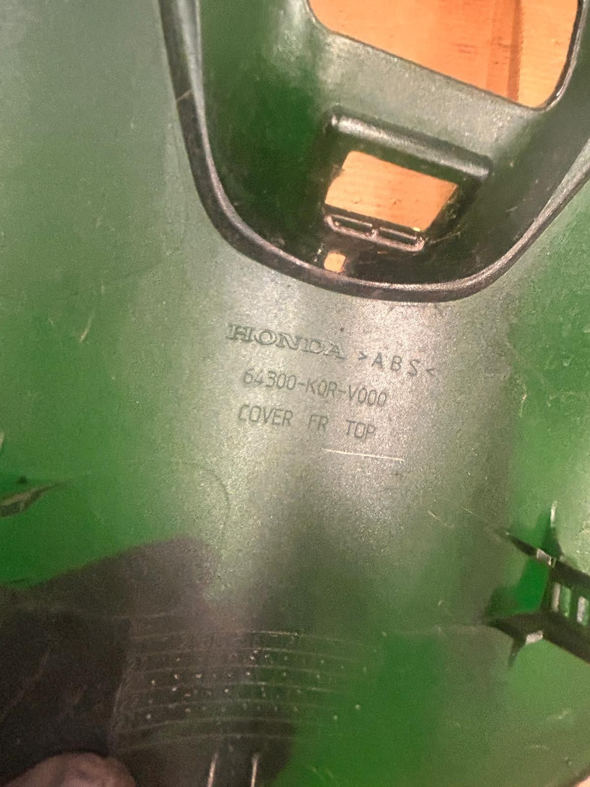 2024 Honda SH125i Vetro Green Front Top Cover | 64300-K0R-V000