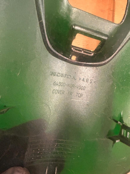 2024 Honda SH125i Vetro Green Front Top Cover | 64300-K0R-V000
