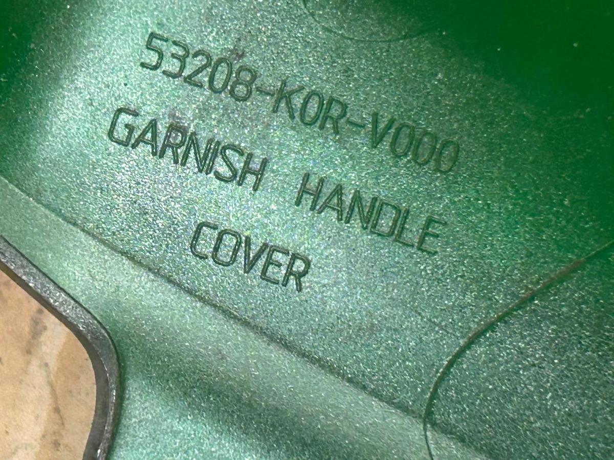 2024 Honda SH125i Vetro Green Garnish Handle Cover | 53208-K0R-V000