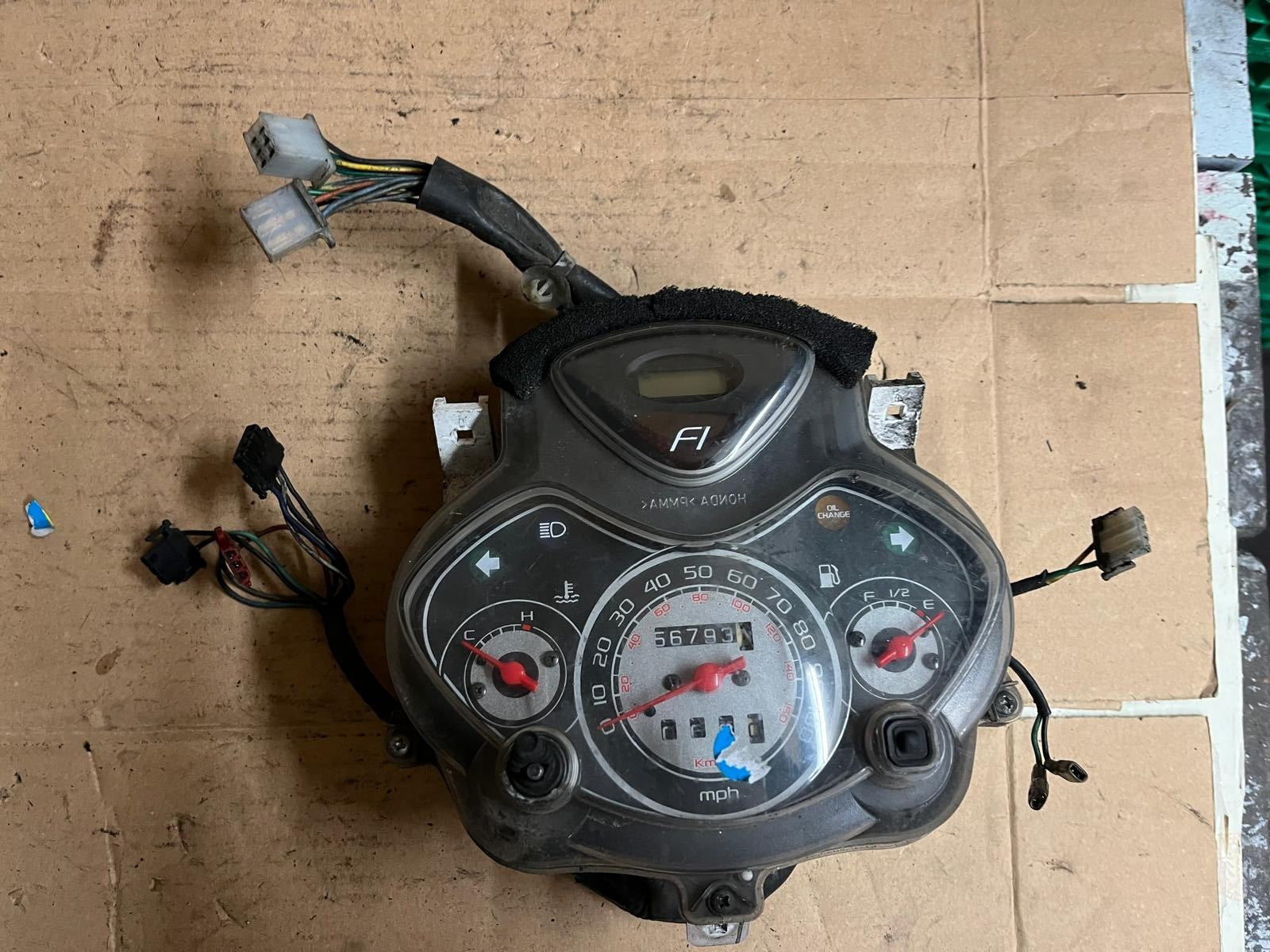 Honda PS125i Speedometer Gauge 56,793 KM