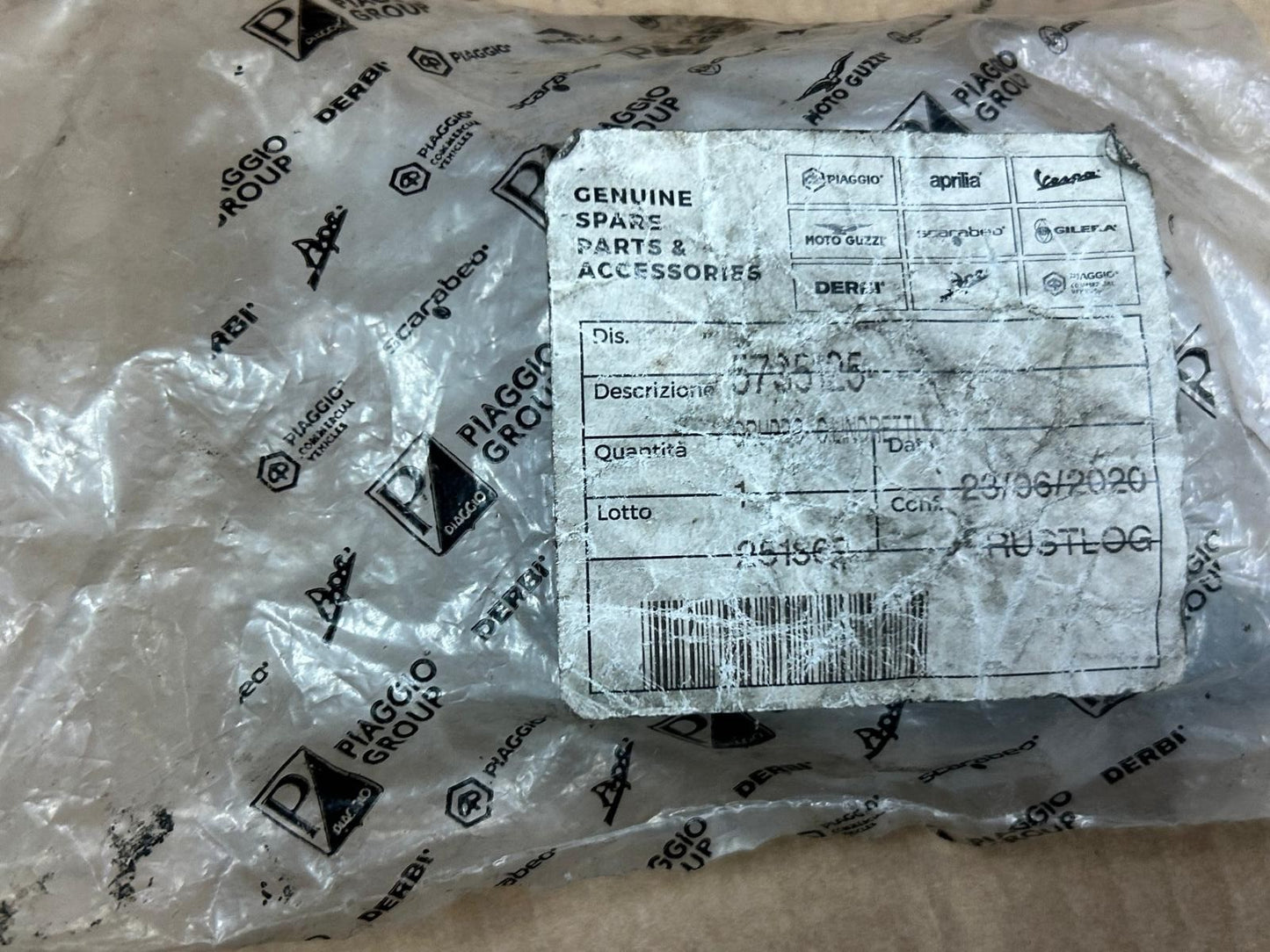 1998 - 2015 Piaggio Fly 50, 100,  125 Set of Cylinder & Keys for Lock | 5735125
