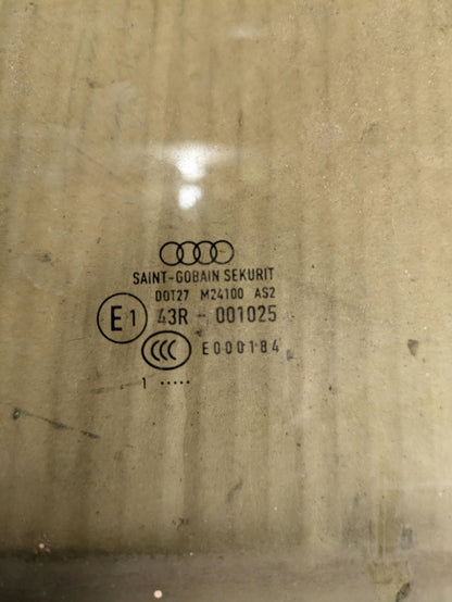 2011 Audi A3 S Line Front Left Passenger Side Window Glass | 43R-001025