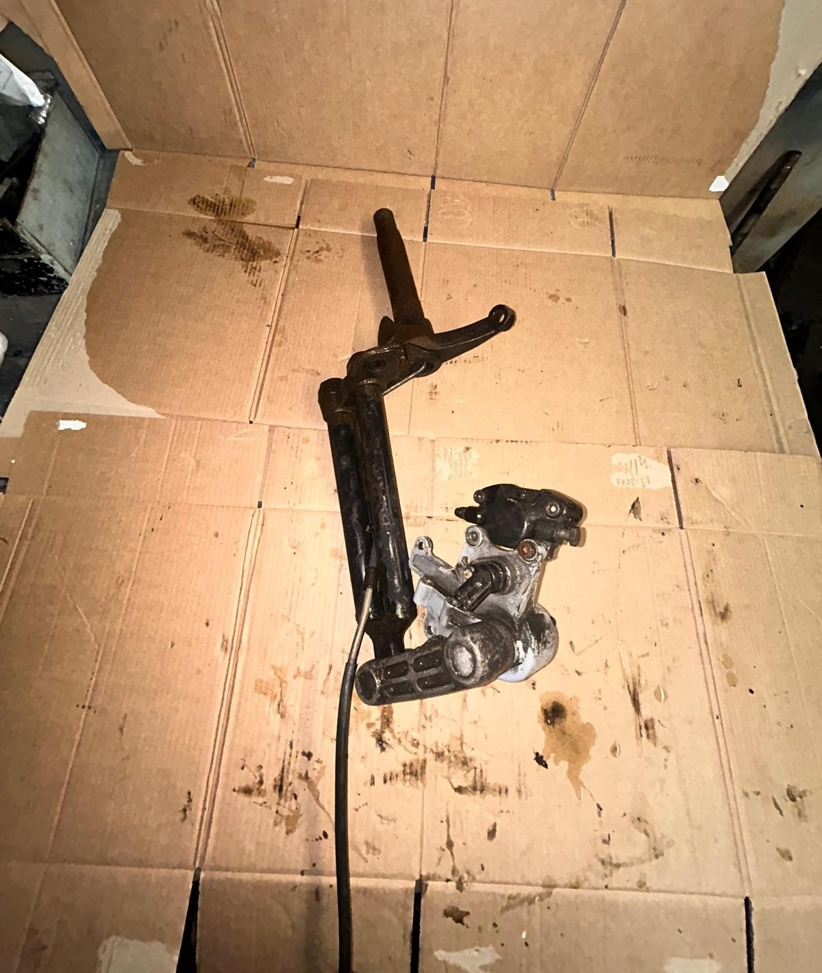 2010 Piaggio MP3 125 Front Left Fork Leg
