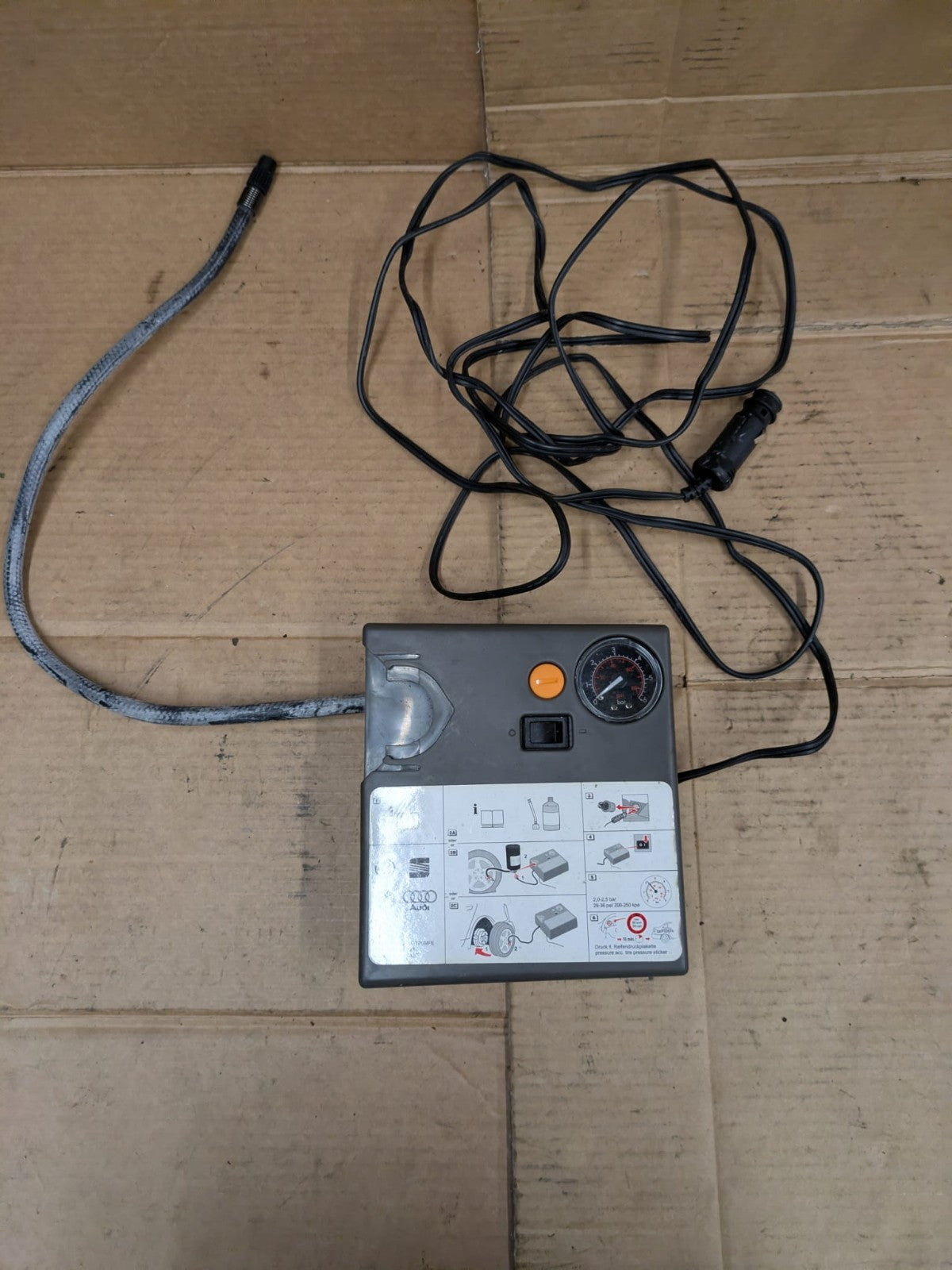 2011 Audi A3 S Line Tyre Compressor Inflator
