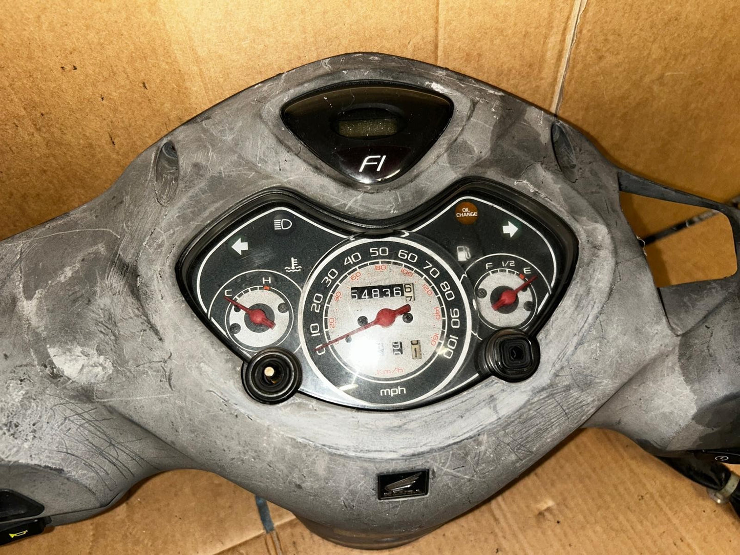 Honda PS 125i Speedo Clock Speedometer & Surround Cover