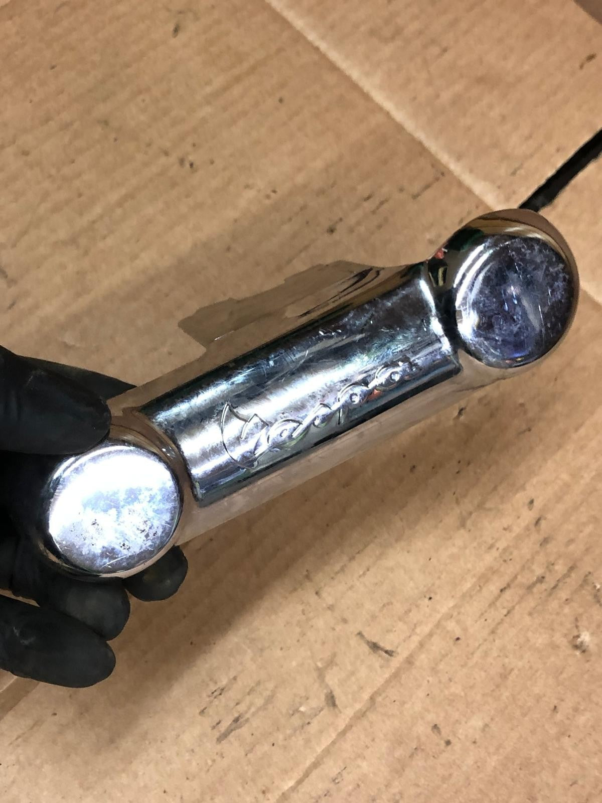 Vespa LX 50 125 Front Suspension Arm Cover Chrome