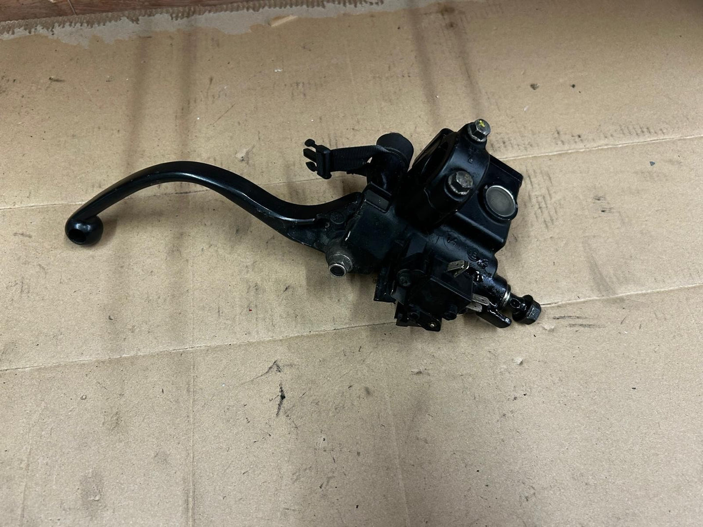 2011 Honda FES 125 S-Wing Rear Left Brake Lever & Master Cylinder