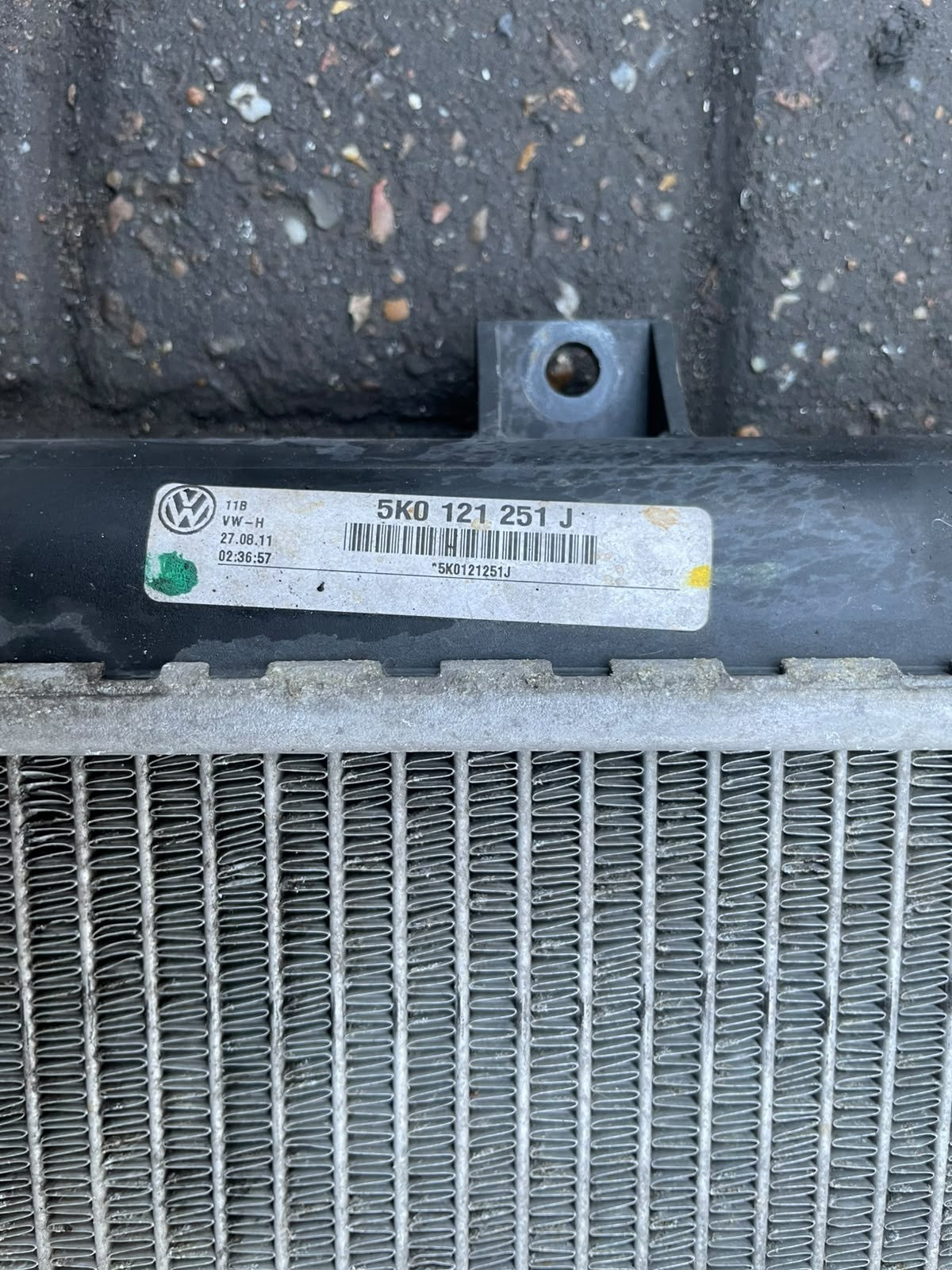 2011 Audi A3 S Line Engine Cooling Radiator | 5K0121251J