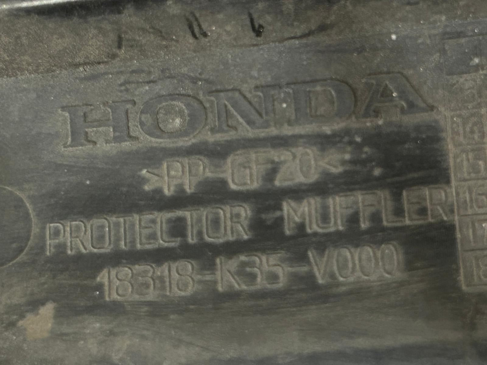 2015 Honda WW125  EX2F Exhaust Muffler Protector Cover | 18318-K35-V000