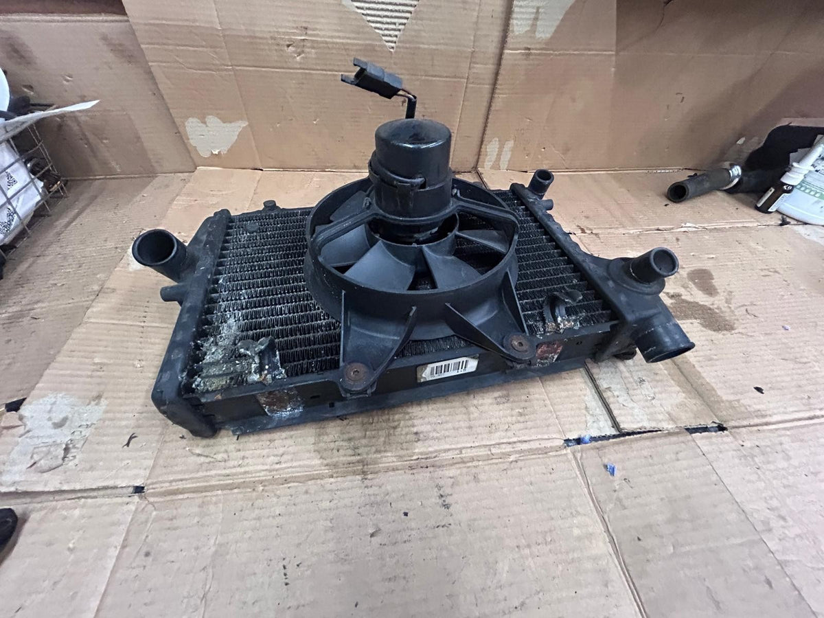 1990 BMW K100 LT Radiator + Cooling Fan