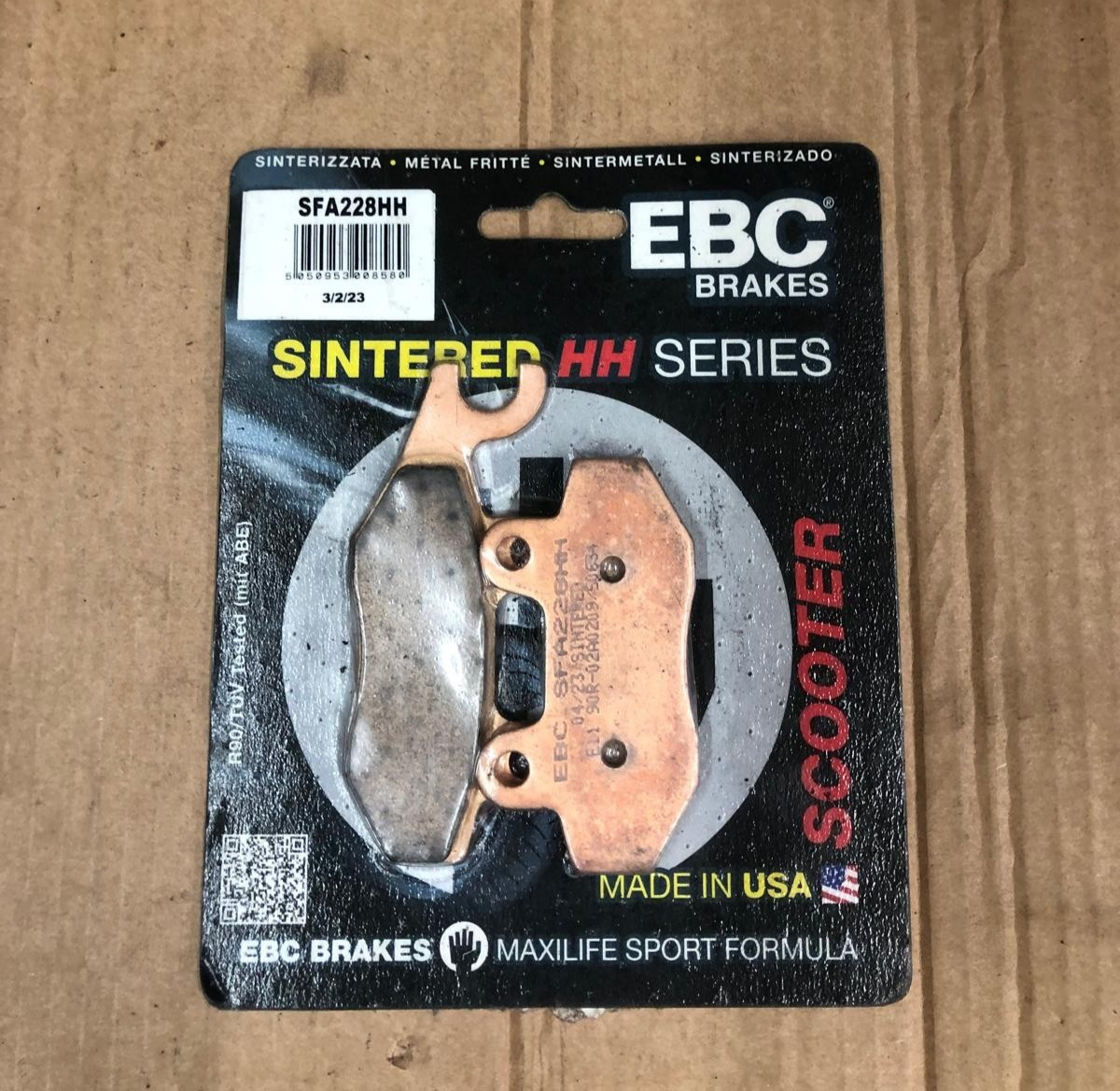 EBC Brakes Sintered HH Brake Pads | SFA228HH