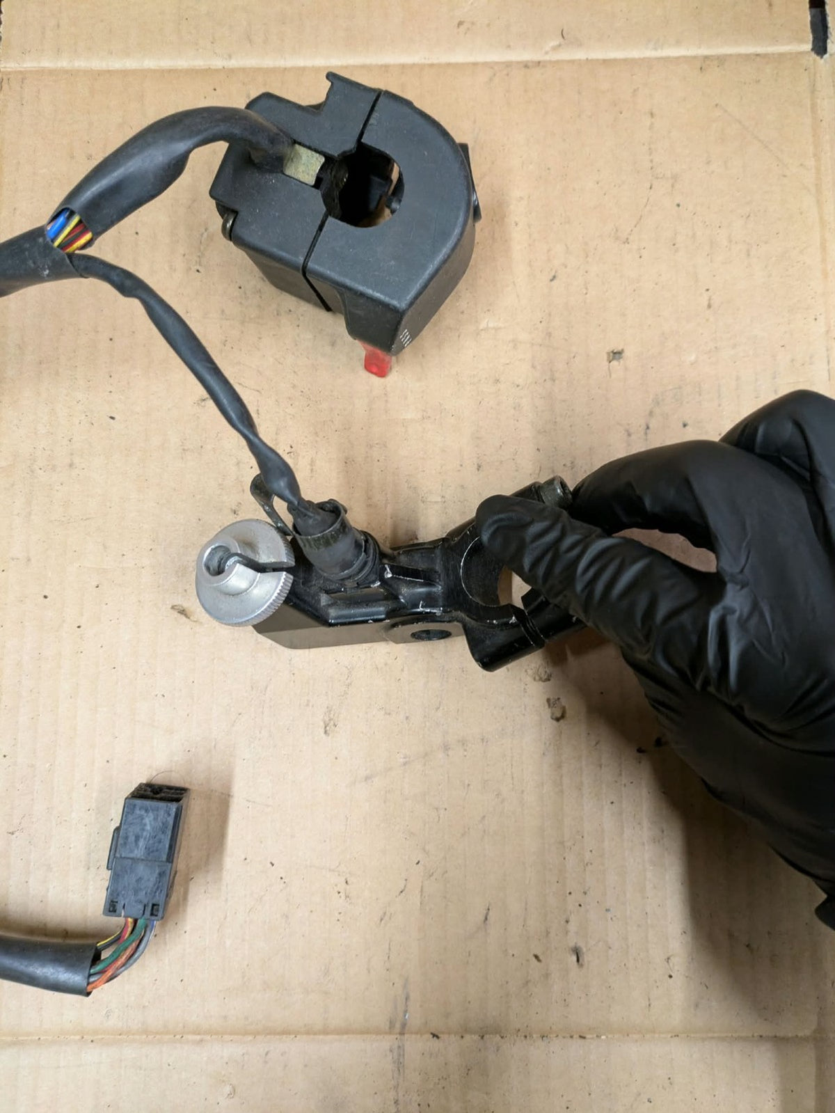 Triumph Speed Triple 1050 Left Side Handlebar Switch + Clutch Lever Bracket