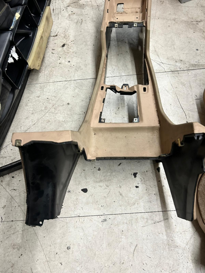 Genuine BMW 7 Series E38 Center Console Trim Panel | Sand Beige | 51168125556