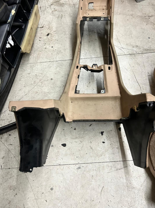 Genuine BMW 7 Series E38 Center Console Trim Panel | Sand Beige | 51168125556