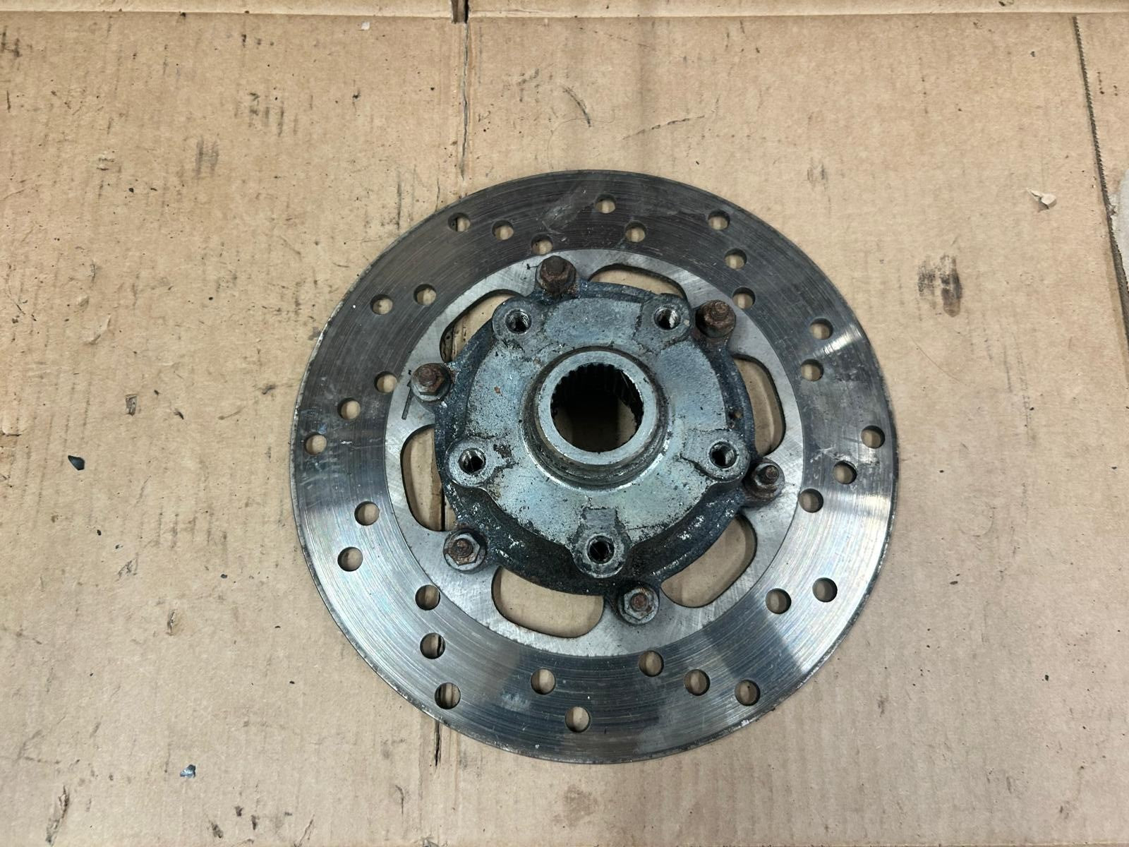 2012 Vespa GTS 125 / 300 Rear Brake Disc & Wheel Hub