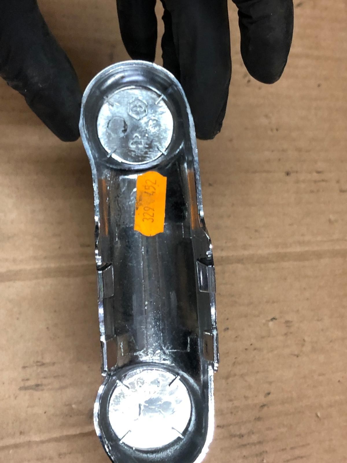 Vespa LX 50 125 Front Suspension Arm Cover Chrome