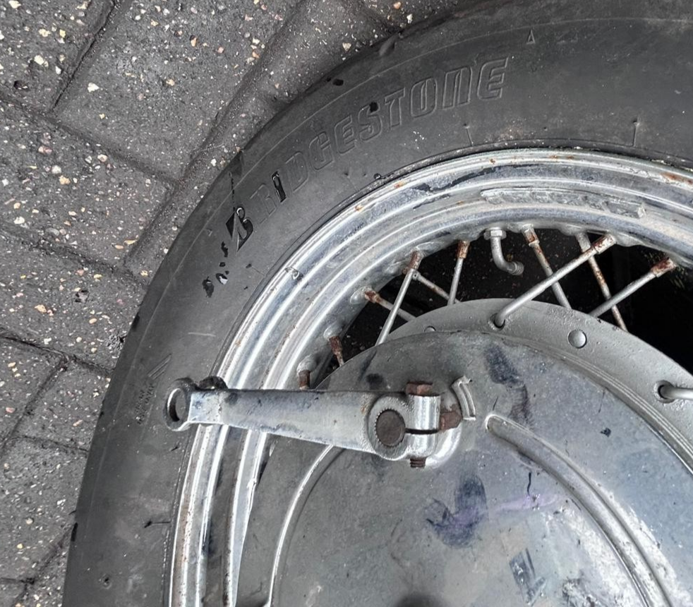 Yamaha Virago 1200 Rear Wheel + Brake Drum Hub