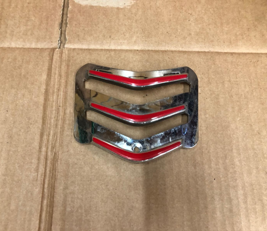 Vespa GTS Horn Grill Cover Inlay Chrome
