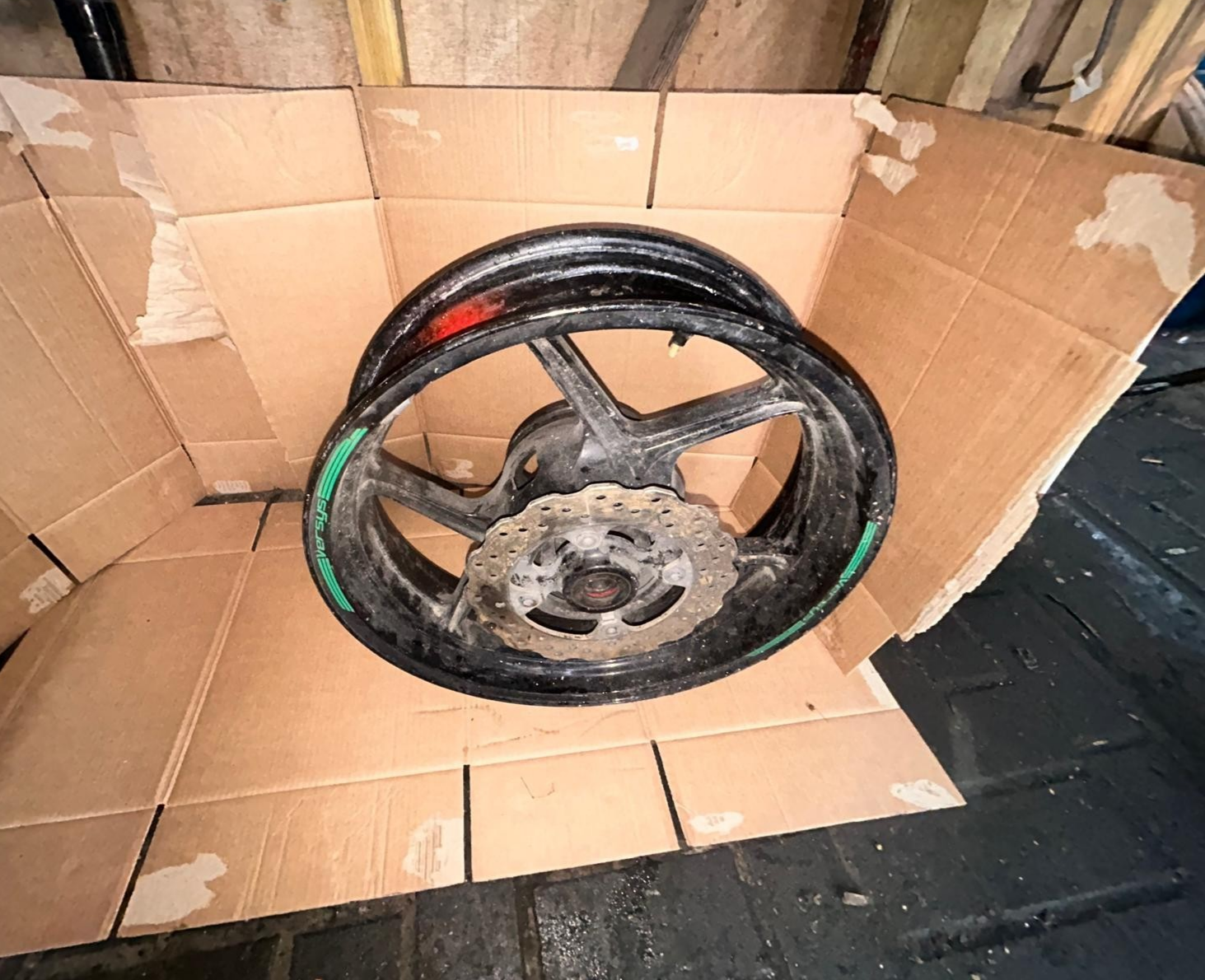 Kawasaki Z1000SX ZX1000 WKF Rear Wheel