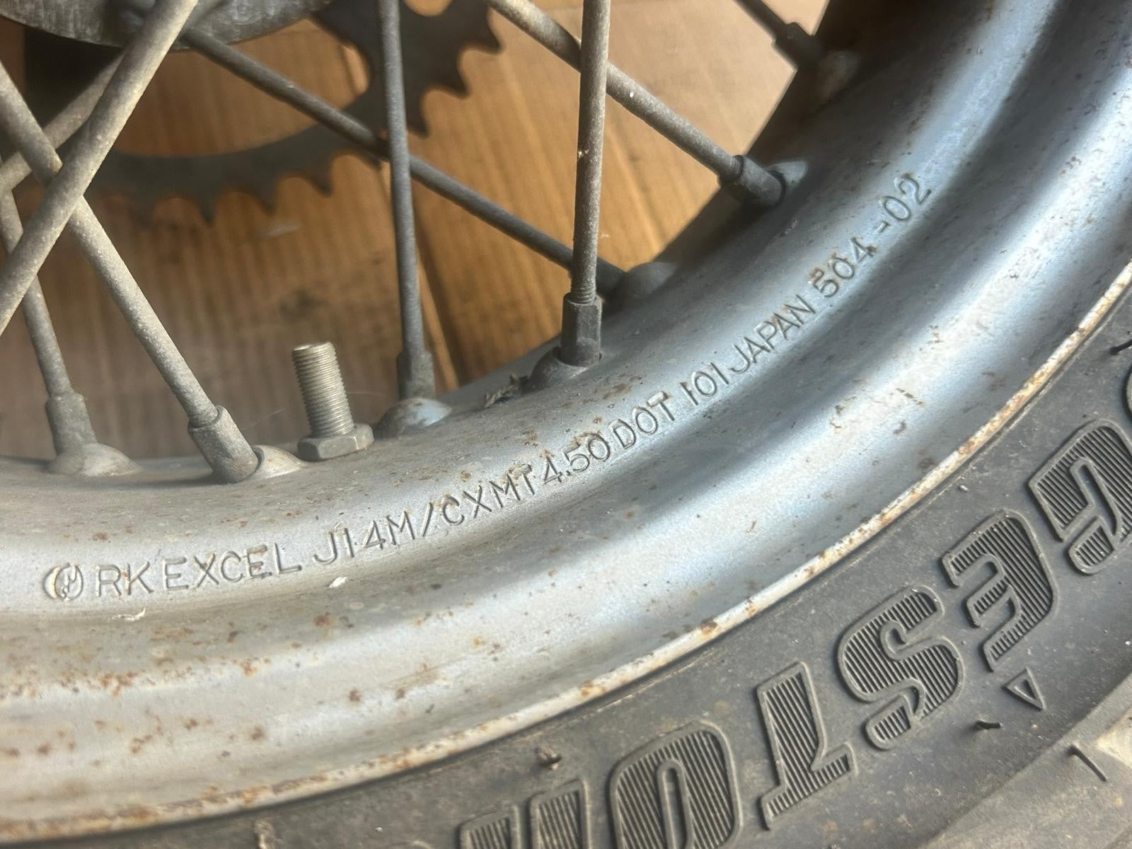 2005 Suzuki RV 125 Rear Wheel