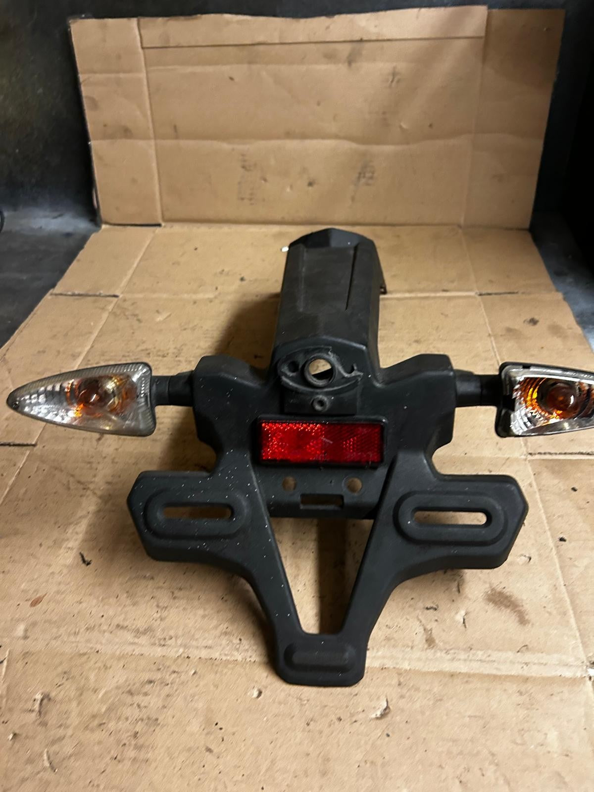 2016 Yamaha MT 125 Rear Fender / Number Plate Holder & Indicators | 5D7-F1642-20