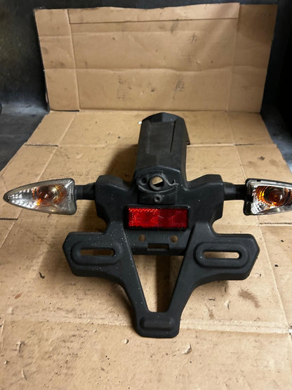 2016 Yamaha MT 125 Rear Fender / Number Plate Holder & Indicators | 5D7-F1642-20