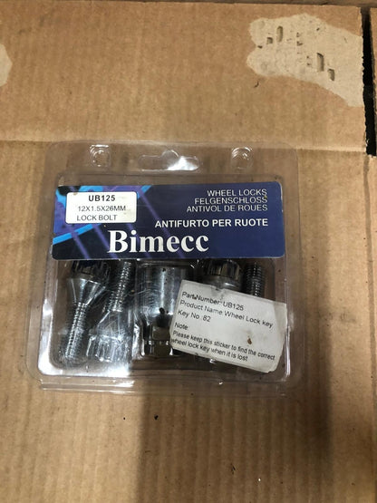 Bimecc UB125 Wheel Lock Key Bolts
