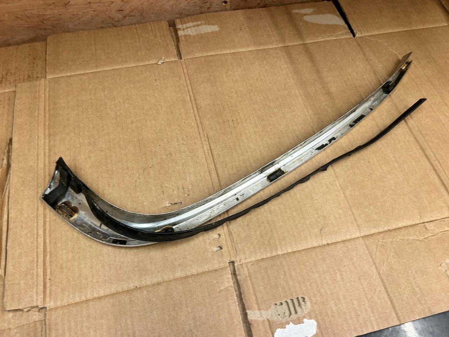 Genuine BMW 7 Series E38 Rear Bumper Cover Trim Chrome
