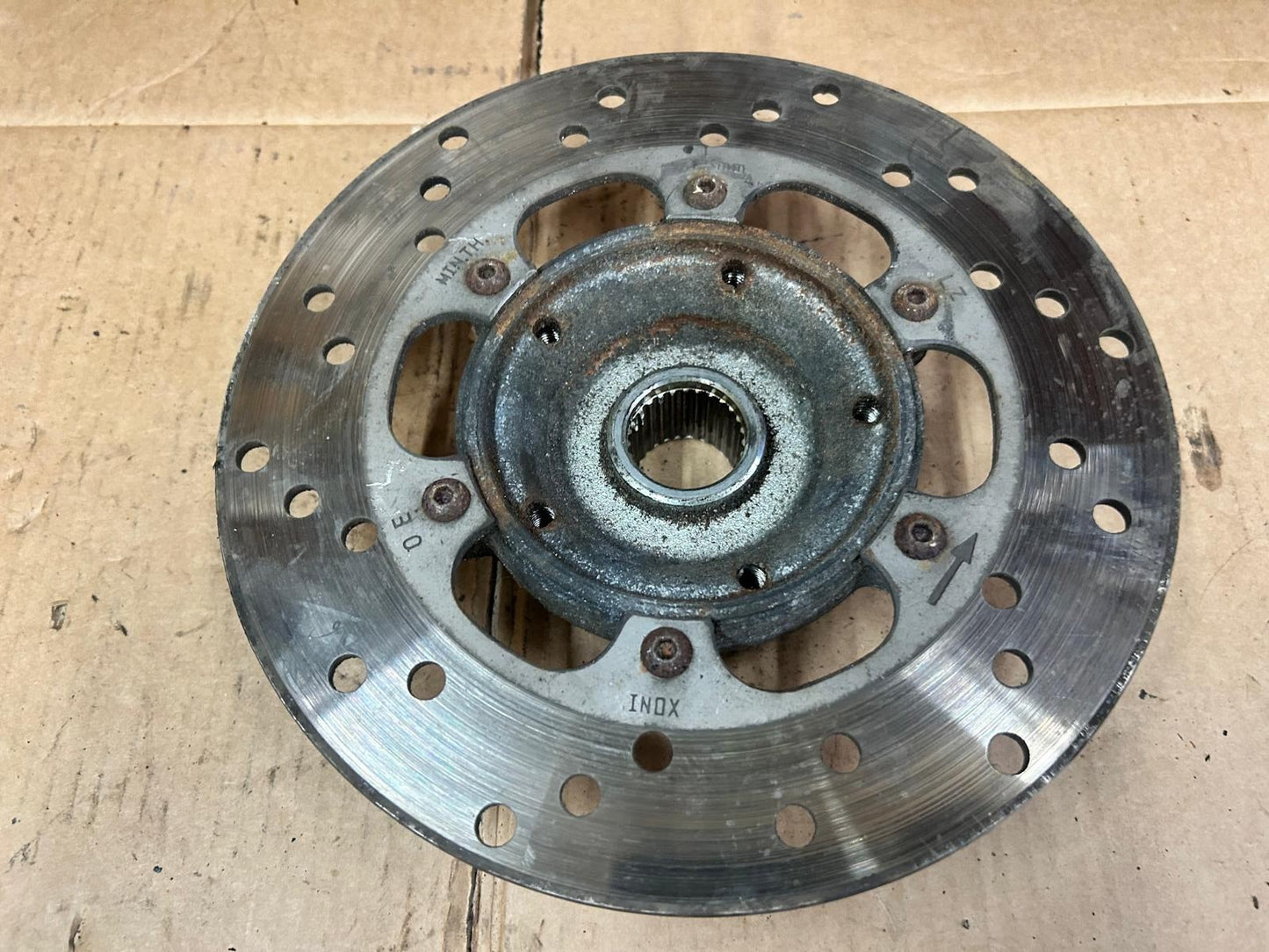 2012 Vespa GTS 125 / 300 Rear Brake Disc & Wheel Hub