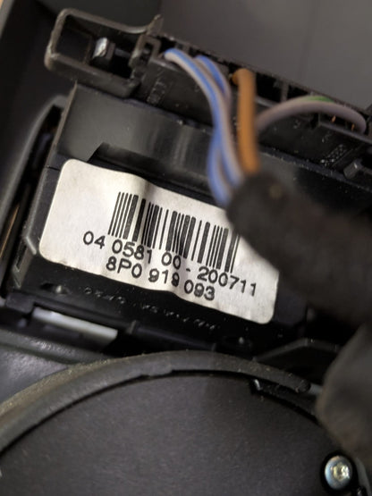 2011 Audi A3 S Line Lower Dash Trim + Headlight Switch | 8P2863075 8P0919093