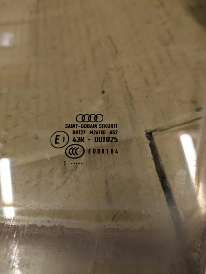 2011 Audi A3 S Line Front Right Driver Side Window Glass | 43R-001025
