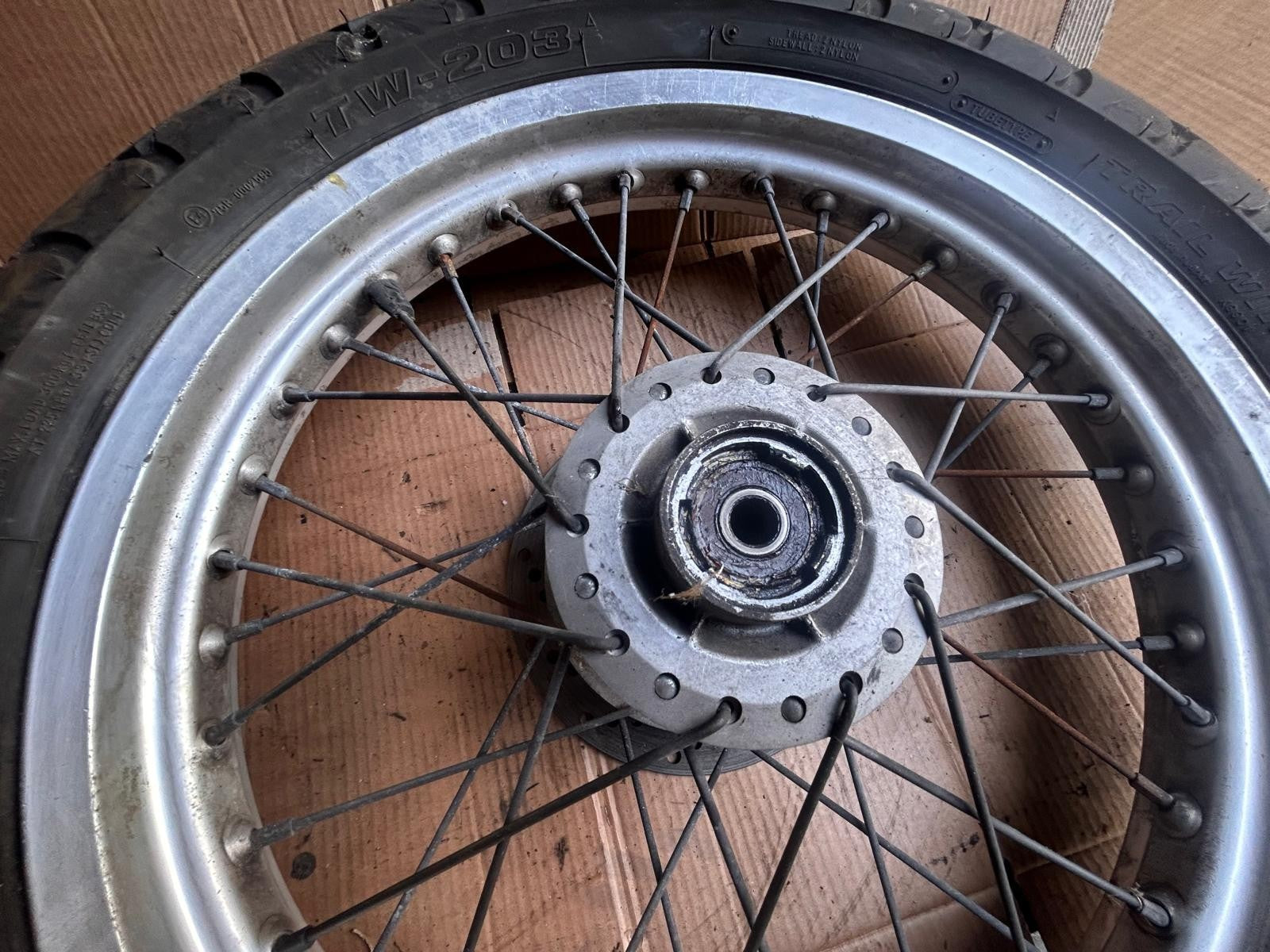 2005 Suzuki RV 125 Front Wheel + Brake Disc