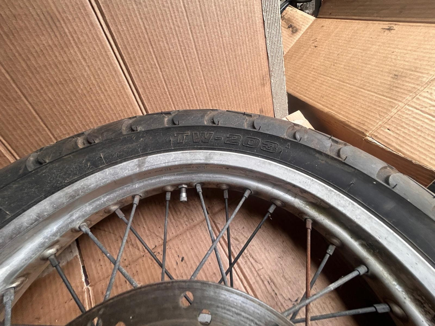 2005 Suzuki RV 125 Front Wheel + Brake Disc