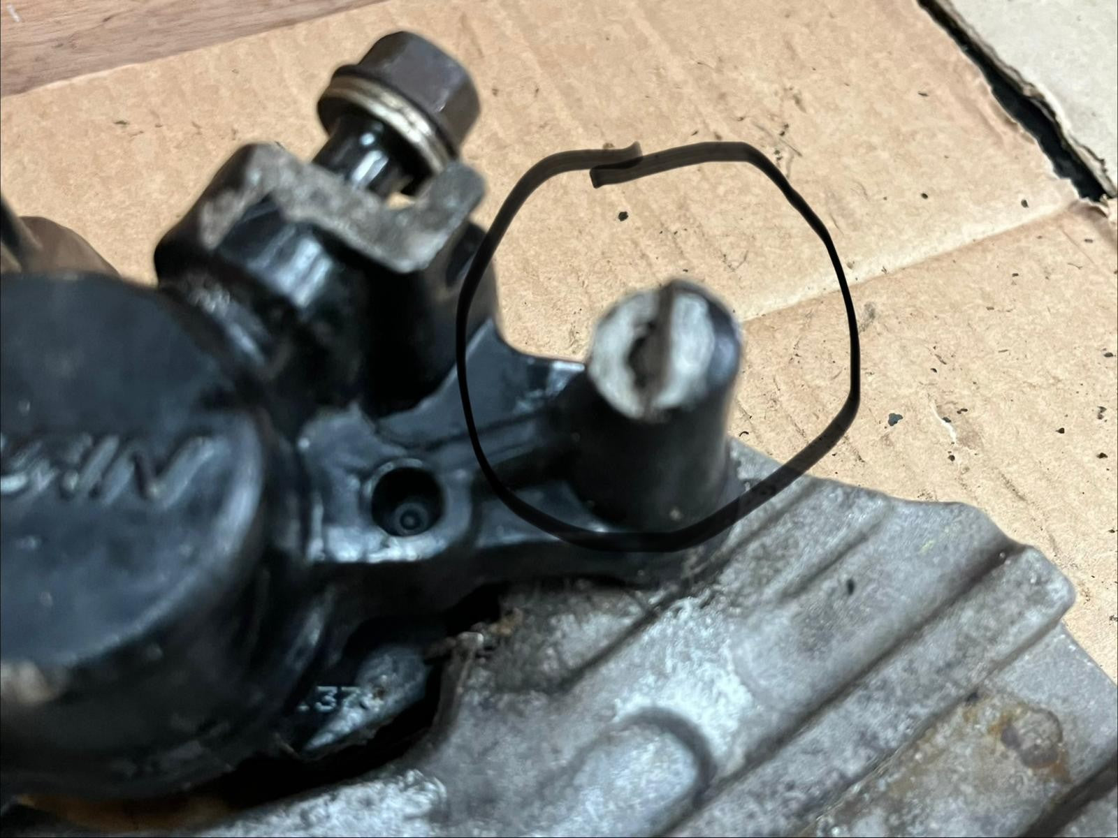 2008 Honda CBR 125 EFI Rear Brake Caliper Assembly