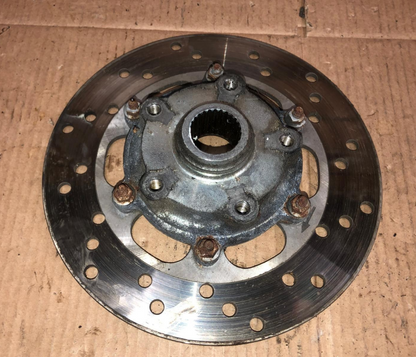 2012 Vespa GTS 125 300 Rear Brake Disc + Wheel Hub