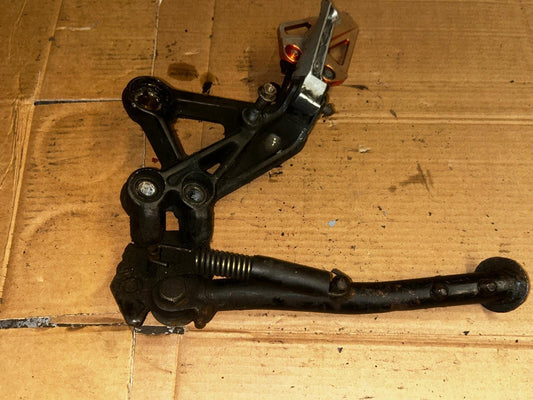 2017 - 2022 KTM Duke 125 Right Side Footrest Peg & Mount Assembly