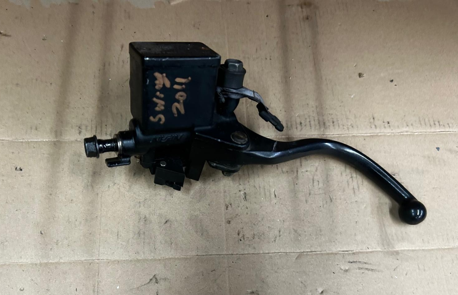 2011 Honda FES 125 S-Wing Rear Left Brake Lever & Master Cylinder