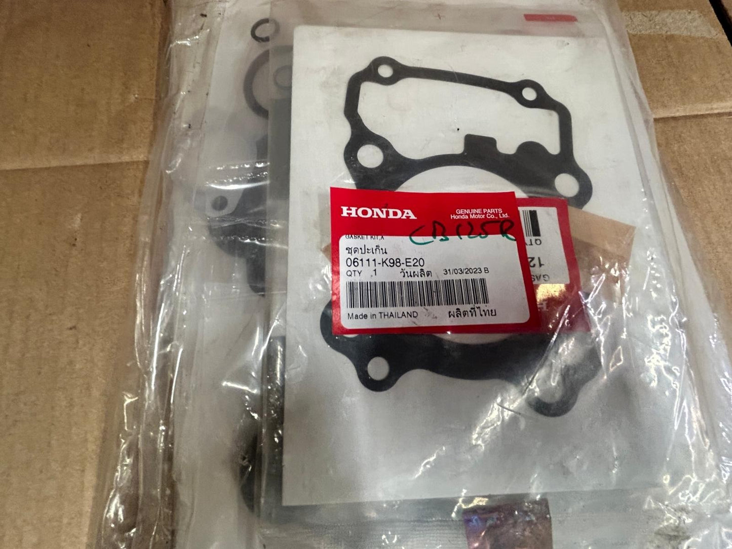 Genuine 2021 - 2024 Honda CB125R Gasket Kit A | 06111-K98-E20