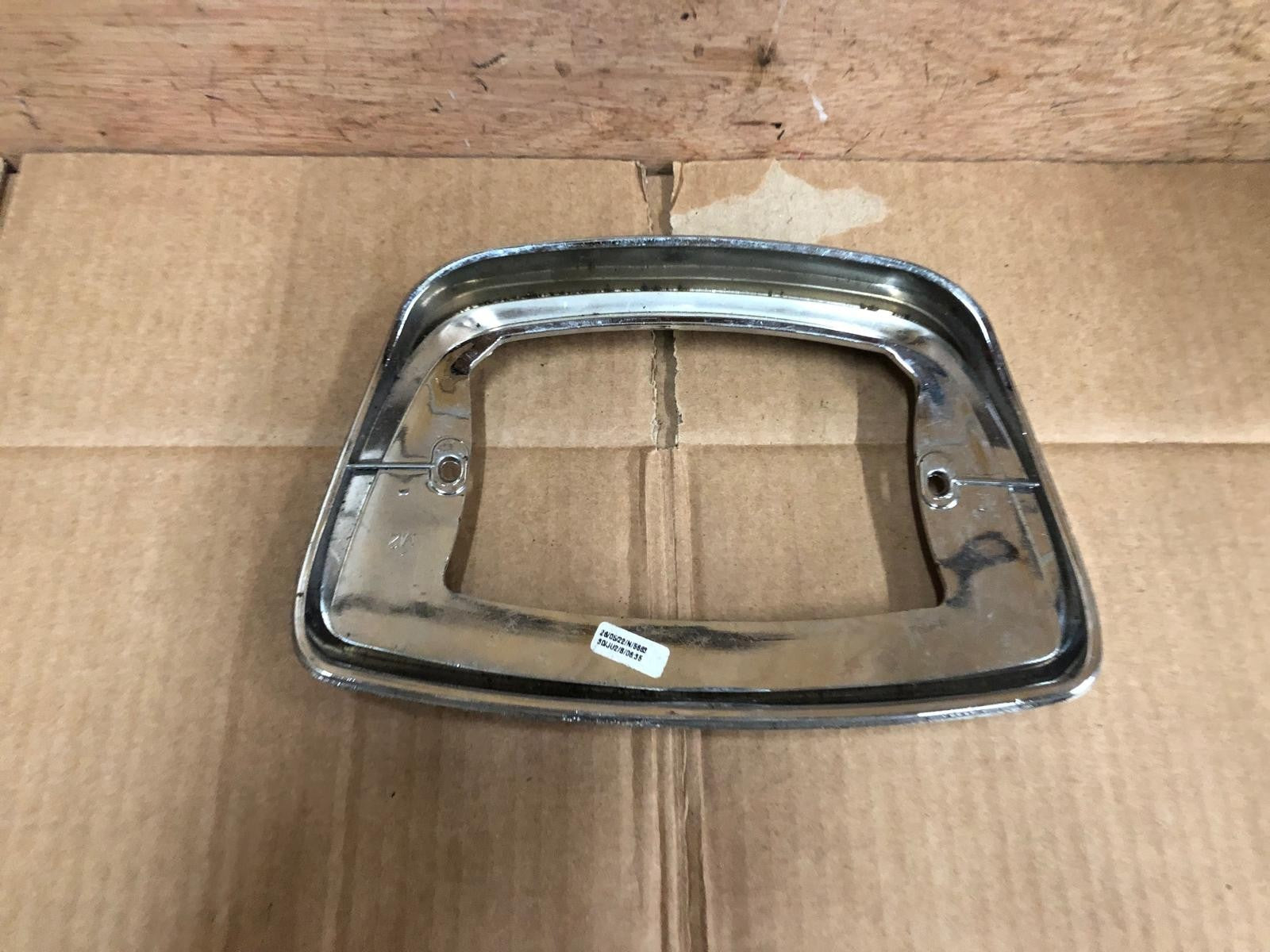 Vespa LX Rear Tail Light Frame Chrome
