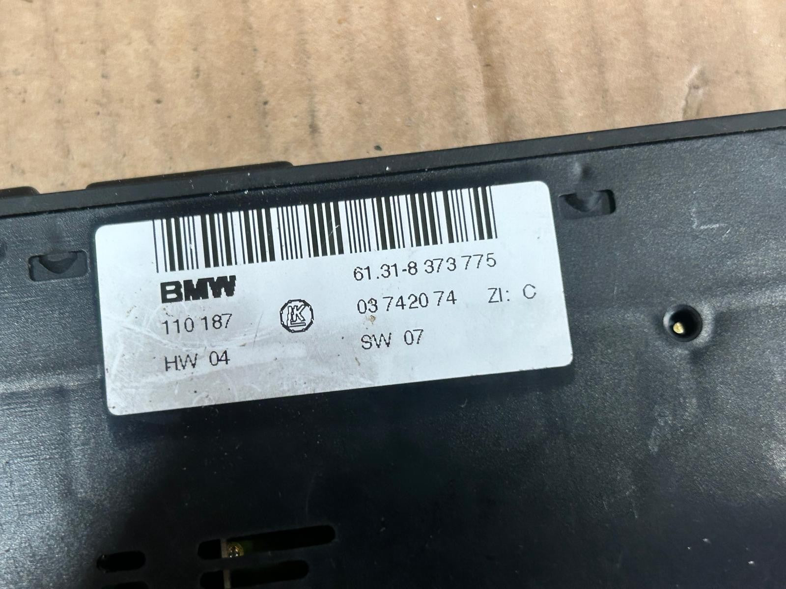 Genuine BMW 7 Series E38 Center Control Panel | 61318373775