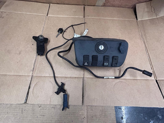 1990 BMW K100 LT Dash Switch Console Ignition Barrel Lock Key Set OEM