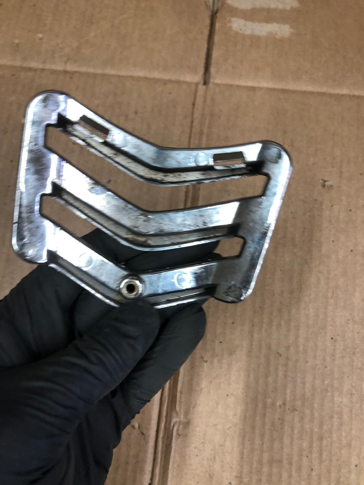 Vespa GTS Chrome Horn Grill Cover Inlay