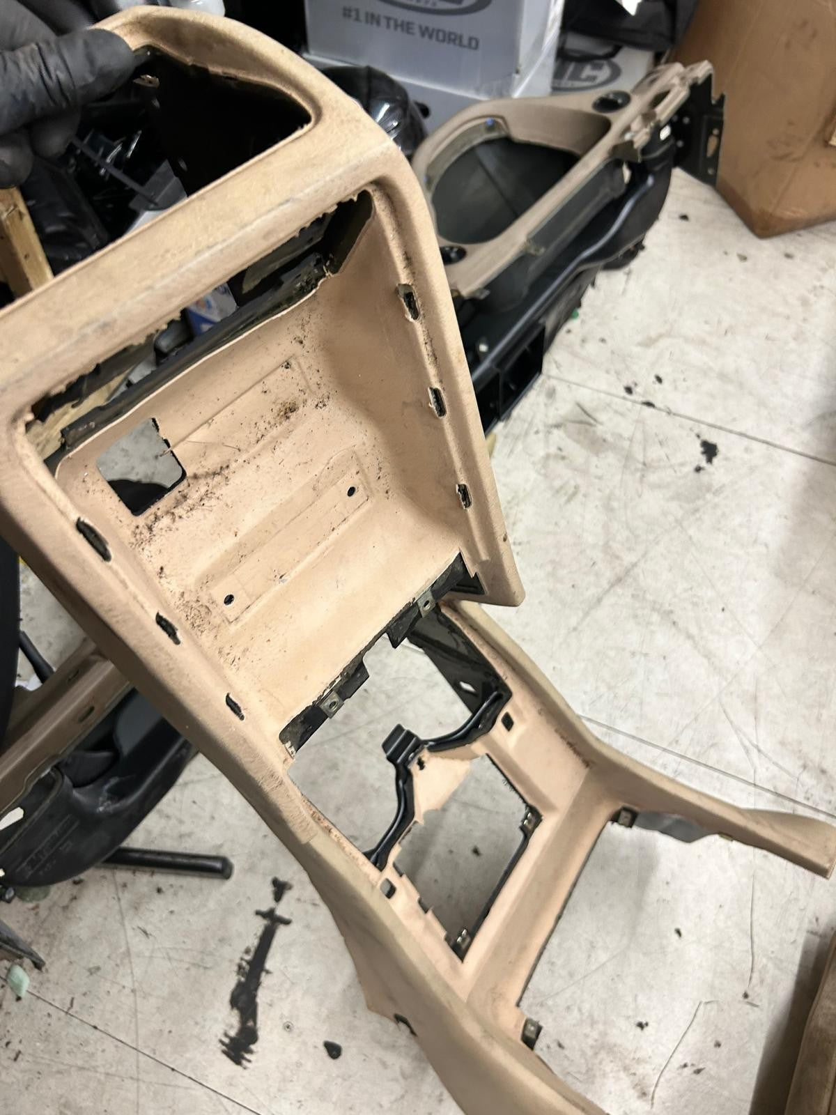 Genuine BMW 7 Series E38 Center Console Trim Panel | Sand Beige | 51168125556