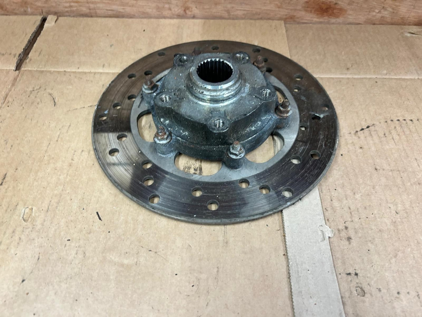 2012 Vespa GTS 125 / 300 Rear Brake Disc & Wheel Hub